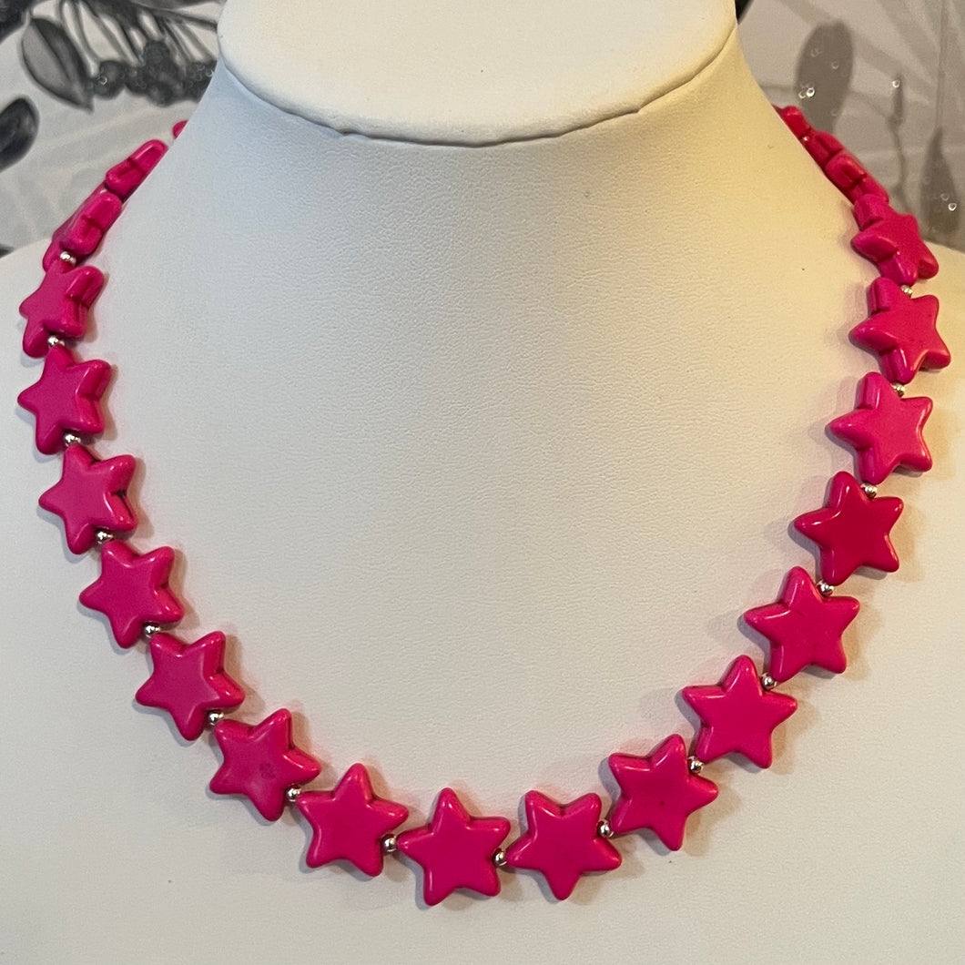 Star Power Hot Pink and Silver