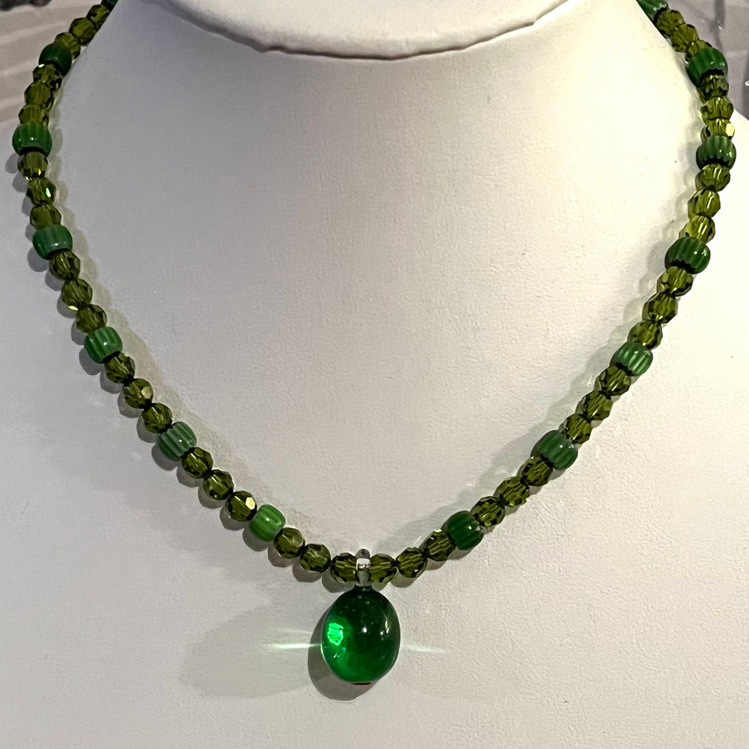 Olive Green Crystal