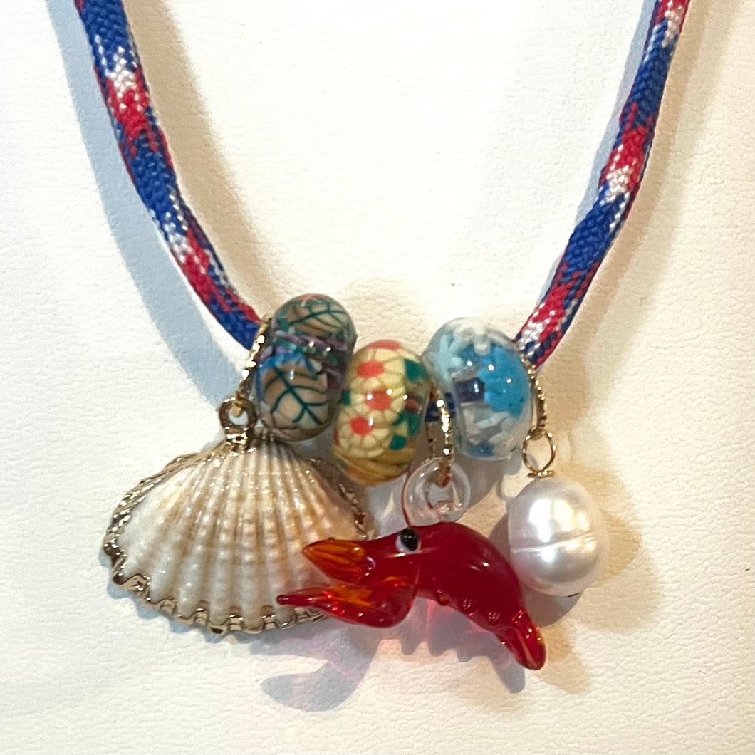 Long Para Cord Lobster Necklace