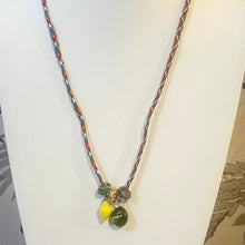 Load image into Gallery viewer, Long Para Cord Olive Necklace

