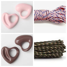 Load image into Gallery viewer, Open Heart Para Cord Necklace
